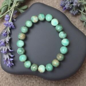 10mm 🔥 Dark Green Chrysoprase Bracelet